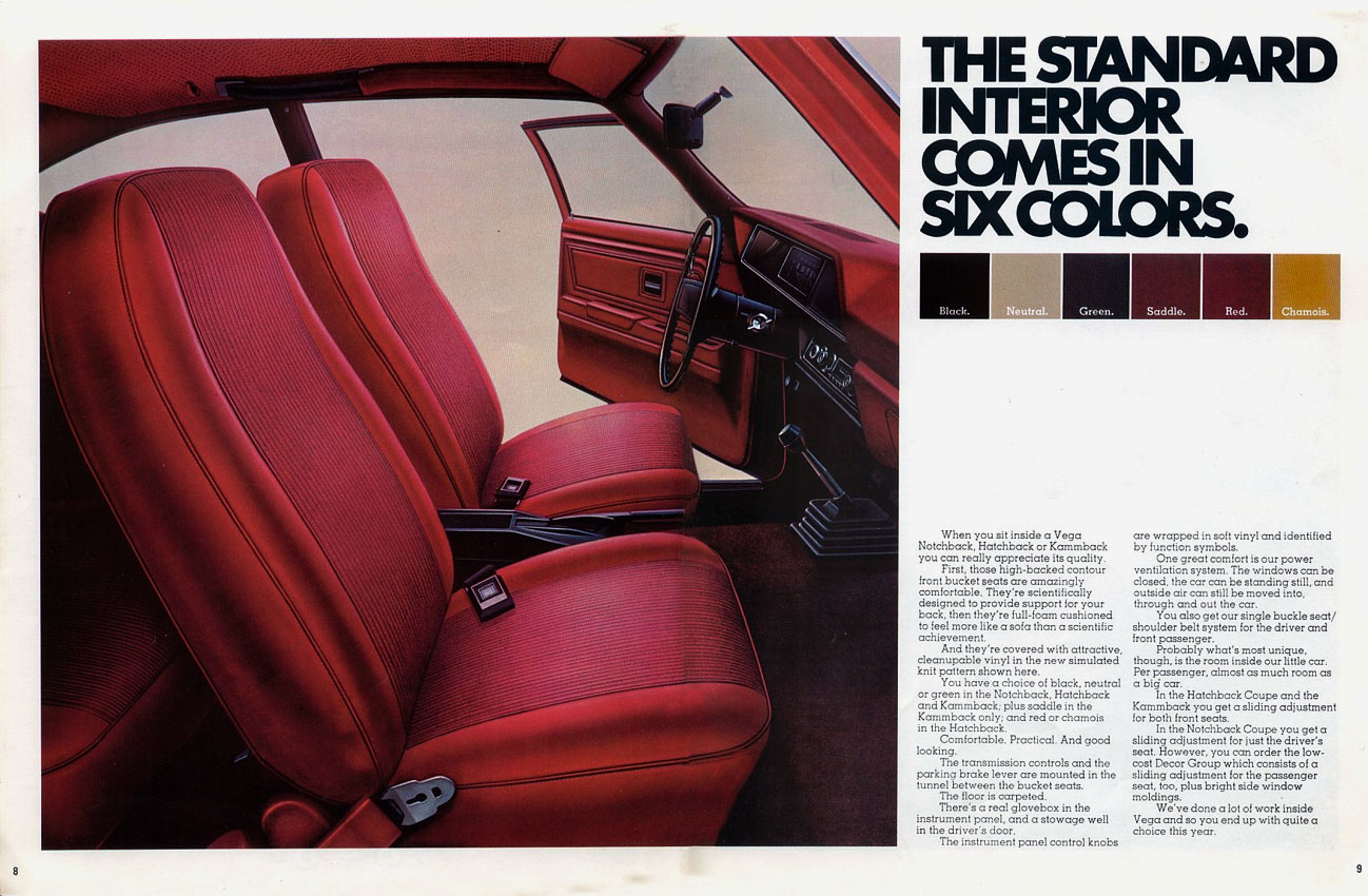 1973 Chevrolet Vega Brochure Page 5